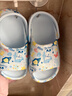巴布豆儿童拖鞋男童女童洞洞鞋沙滩鞋宝宝凉鞋幼儿凉拖夏季 浅兰新170码 实拍图