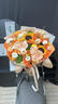 爱里鲜花同城配送向日葵花束生日鲜花见面花送女友新年礼物花店送花 （不负韶华）向日葵玫瑰混搭花束指定日期送达 实拍图