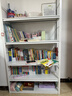 唐辑书架书柜家用落地置物货架学生钢制收纳储物架子白五层100*35*183 实拍图