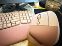 罗技（Logitech）Wave Combo 无线人体工学键鼠套装 垂直鼠标 无线蓝牙鼠标 办公键盘 无线键盘 蓝牙键盘 粉色 实拍图