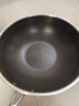 炊大皇 炒锅 304不锈钢炒菜锅煎锅 平底不粘炒锅32cm 可立可视盖不挑灶 实拍图