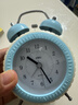 得力（deli）儿童节礼物 迷你打铃闹钟 家庭卧室床头钟 儿童学生专用起床神器开学必备 蓝色 LE307开学礼物 实拍图