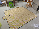 得力加厚野餐垫户外超大可折叠地垫露营沙滩帐篷防潮垫黄白格 大号 实拍图