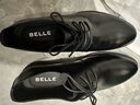 百丽男鞋商务正装皮鞋休闲增高软底真皮鞋10503AM0 黑色-经典版 44 实拍图