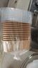 京东京造 一次性饭盒 露营野餐盒 食品级外卖水果分装打包盒750ml*22套 实拍图