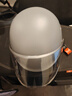 新日新日3C国标认证摩托电动车头盔男女四季通用骑行电瓶车半盔安全帽 火山灰【高清长镜+可拆护耳】 3C新国标A类 实拍图