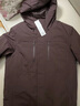优衣库男装女装高性能复合连帽外套保暖夹克含羽绒智暖衣478277 19 酒红色 L 实拍图