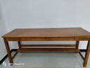 正木枫 【顺丰速发】实木双人书桌简约工作台家用电脑桌写字桌学习桌子 胡桃色【双人桌】 180*60*75cm 实拍图