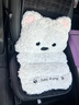 范爷家汽车坐垫冬季毛绒可爱西高地加厚靠背一体式增高垫车载座椅垫女士 实拍图