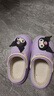 幸福玛丽（Cheerful Mario）库洛米女童棉拖鞋防水冬季宝宝女孩室内家居鞋儿童毛拖鞋2024新款 实拍图