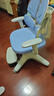 护童（Totguard）儿童学习椅可调节升降学生四背坐姿椅  G985Ultra_奇思蓝 含脚踏 实拍图