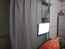 阿黎窗帘全遮光布遮阳帘成品免打孔挂钩隔音隔热窗帘  实拍图