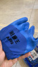 贸正浸胶劳保手套20只 乳胶半挂物理压纹加厚耐磨防滑橡胶皮工地干活搬运 实拍图
