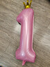 多美忆生日场景布置女孩数字生日气球道具氛围布置儿童派对装饰粉色1 实拍图