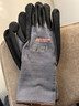 胜丽 NITEX® 11-800Pro丁腈磨砂涂掌劳保手套 柔软贴合防滑耐磨 五指触屏物流分拣质量检验打包装配手套 L码 实拍图