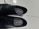 百丽情人节礼物男鞋商务正装休闲增高真皮鞋A0916 黑色-无钉版 43 实拍图