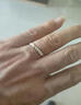 BJYLS999足银孤星戒指男士小众纯银开口食指环尾戒饰品新年礼物送男友 岁月流金戒指【925银】 实拍图