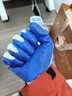 德力西电气劳保手套工作劳保干活防滑耐磨工作工地浸胶手套丁腈丁晴劳动手套 【旗舰全胶更耐用】蓝丁腈12双 实拍图