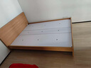 全友家居 现代简约主卧室木板床1.5x2米北欧原木色双人板式床政府补贴 实拍图