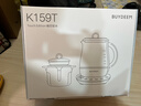 北鼎（Buydeem）养生壶电水壶煮茶器煮茶壶烧水壶中药壶黑茶煮炖玻璃花茶壶 K159T 婴儿蓝+玻璃炖盅 实拍图