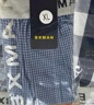 BXMAN宽松男士内裤男平角裤纯棉梭织阿罗裤短睡裤加大 EW550015 XXL 实拍图