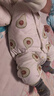 贝瑞加（Babyprints）婴儿连体衣男女宝宝秋冬夹棉保暖衣服加厚爬服外出哈衣柔软 绿73 实拍图