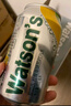 屈臣氏（Watsons）苏打水柠檬草味低糖0脂低卡饮料解腻调酒火锅330mL*24罐整箱 实拍图