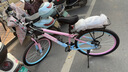 永久山地自行车成人山地车学生铝合金变速油碟刹内走线男女士单车赛车 辐条/炫彩粉【京仓发货 加厚车座】 26寸【适合：155-185cm】 24速【定位变速器】 实拍图