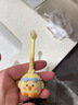 马博士儿童含氟牙刷软毛婴幼儿乳牙刷宝宝专用牙刷小月龄黄色  圆头款 实拍图