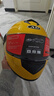 AD新国标电动车头盔男女士四季通用电瓶车安全帽男款冬季保暖围巾全盔女款防雾轻便3C认证摩托车头盔 新国标A【亮黄】透明 实拍图