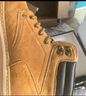 骆驼（CAMEL）山丘经典大黄靴户外工装马丁靴 L23W076065M 土黄（毛里） 38 实拍图