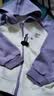 迪士尼儿童外套秋季女孩连帽卫衣上衣宝宝洋气秋装疯狂动物城 紫150 实拍图