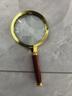 得力复古金属框木质手柄架放大镜 直径70mm  实拍图