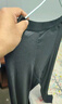 猫人莫代尔秋裤男士科技发热保暖明筋护腰德绒单裤男线裤衬裤黑灰2XL 实拍图