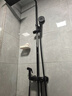 四季沐歌（MICOE）黑色增压淋浴花洒喷头套装 浴室淋浴头花洒手持花洒三件套HS125 实拍图