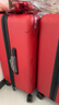 不莱玫行李箱女拉杆箱男旅行箱大容量结婚托运密码箱子22英寸plus 红色 实拍图
