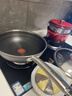 康巴赫炒锅不粘锅抗菌不锈钢炒菜锅煎平底锅30cm蜂窝锅电磁炉燃气灶通用 实拍图