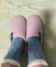 洁丽雅棉拖鞋女秋冬季室内家居防滑保暖拖鞋厚底毛毛女士家用男棉鞋外穿 粉红 38-39 (适合37-38码) 实拍图