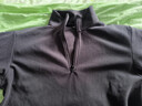 优衣库男装柔滑弹力摇粒绒半拉链套头衫/长袖25秋冬新款481184 08 深灰色 S /165/84A 实拍图
