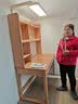 源氏木语儿童家具儿童学习桌实木简约书桌书架一体桌写字家用学生课桌护眼灯阳光桌 (14)1.2米儿童学习桌+带灯有洞洞板上架 实拍图