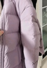 坦博尔羽绒服女短款秋冬连帽宽松保暖女士外套厚TD236356 芝袊紫 165  实拍图