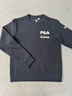 FILA斐乐官方卫衣男子针织长袖套头衫秋冬季简约休闲圆领健身运动上衣 RD宝蓝-NV XL 180/100A 实拍图