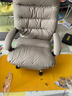 顾全老板椅可躺电脑办公椅家用按摩加热人体工学椅C533H咖纤 实拍图