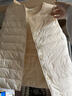 雪中飞经典新款基础舒适轻薄羽绒便捷短款保暖羽绒小马甲轻盈便携舒适 黎蔓卡其|7202-女 M 165/88A 实拍图