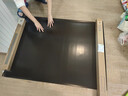得力120*60cm可移除软白板 儿童家用胶墙贴 铁性自粘贴可擦写画板 涂鸦墙纸 涂鸦画画黑板贴磁性可吸附 实拍图