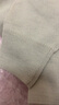 MUJI女式 天竺 可水洗 半高领毛衣 长袖针织衫  BAG14A2A 淡黄色 XS 150/76A 实拍图