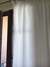 铭聚布艺幻影纱帘 透光不透人客厅阳台挂钩白色窗纱2.5米宽*2.4米高1片 实拍图