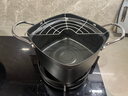 炊大皇油炸锅+沥油架 20cm日式天妇罗 不粘锅平底锅铁锅 奶锅小汤锅 实拍图