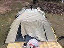 骆驼（CAMEL）【山房】帐篷户外天幕便携式折叠自动防风公园露营野外野营装备 无门杆 涂银防晒 奶酪色 7681 实拍图