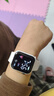 其他品牌高颜值LED手表时尚方形学生科技感超强夜光数字个性运动 白色 实拍图